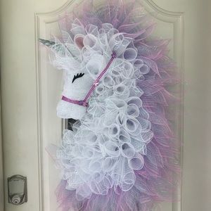 Unicorn wreath.